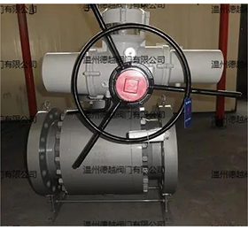  Forged steel fixed electric ball valve